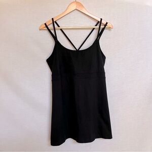 Prana Black Double-Strap Tank Top